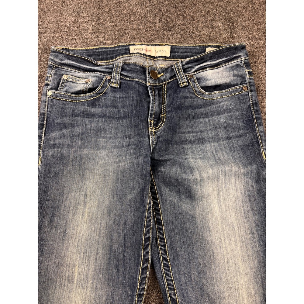 BKE Payton Bootcut Jeans Womens 29L Medium Wash Faded Stretch Denim Low Rise - Picture 8 of 11